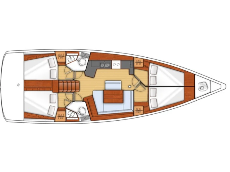 Sailboat rental with or without captain Bénéteau Gouvia