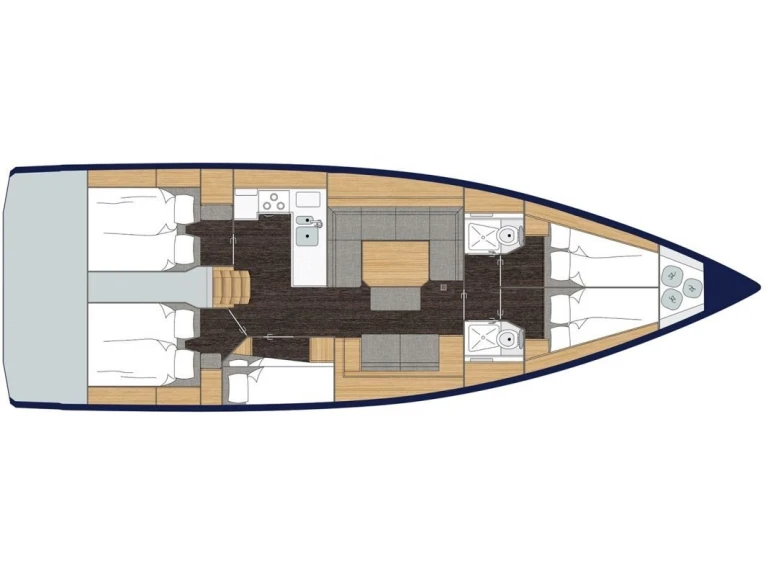 Bareboat Rental Sailboat Bavaria with a boat licence