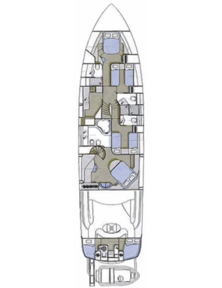 Luxury Yacht rental with or without captain Sunseeker Split
