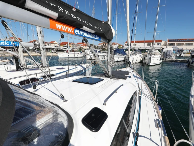 Elan Impression 40.1 charter bareboat or captained in  Biograd na Moru