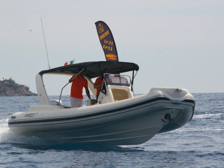 Bareboat Rental RIB Nautica Led with a boat licence
