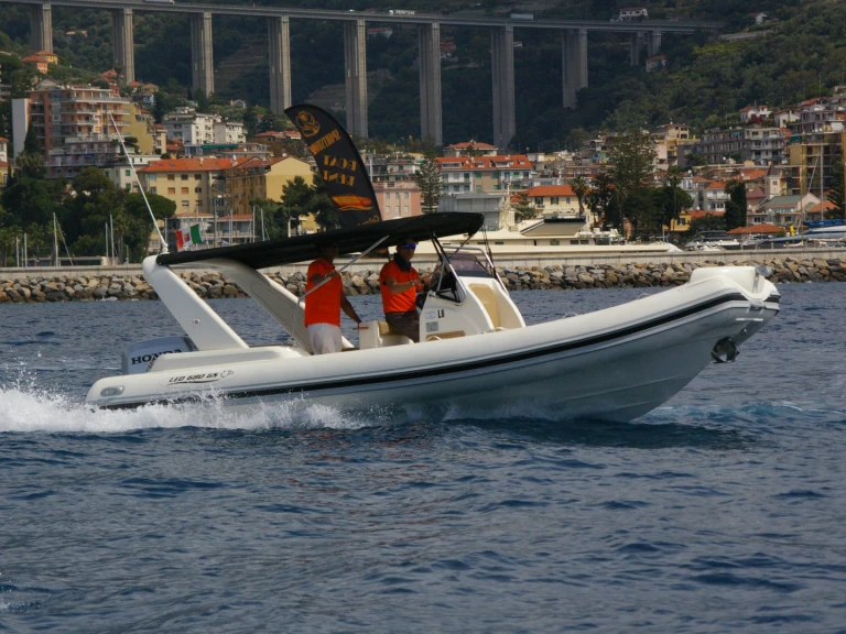 Nautica Led Nautica Led 680 charter bareboat or captained in  Sanremo