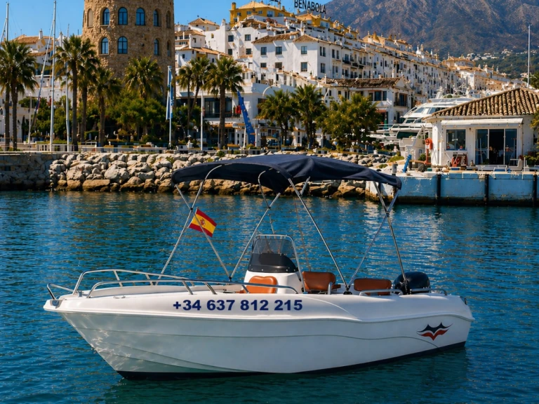 voraz 500 charter bareboat or captained in  Puerto Banús