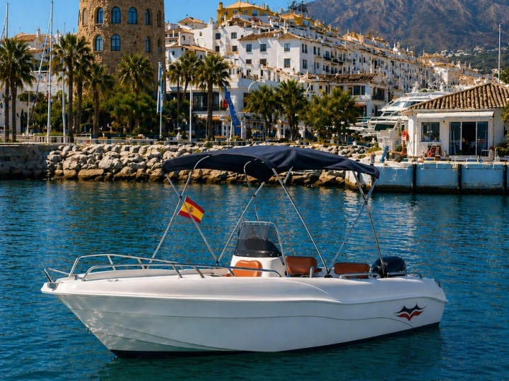 Motorboat rental with or without captain voraz Puerto Banús