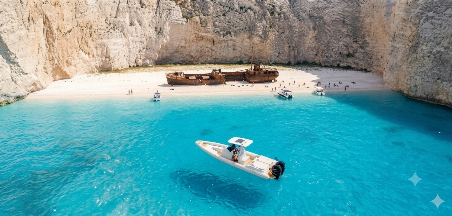 RIB rental in Zakynthos - Seafighter T30