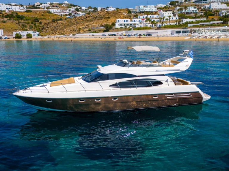 Luxury Yacht rental in Ornos - Azimut LIMAYA