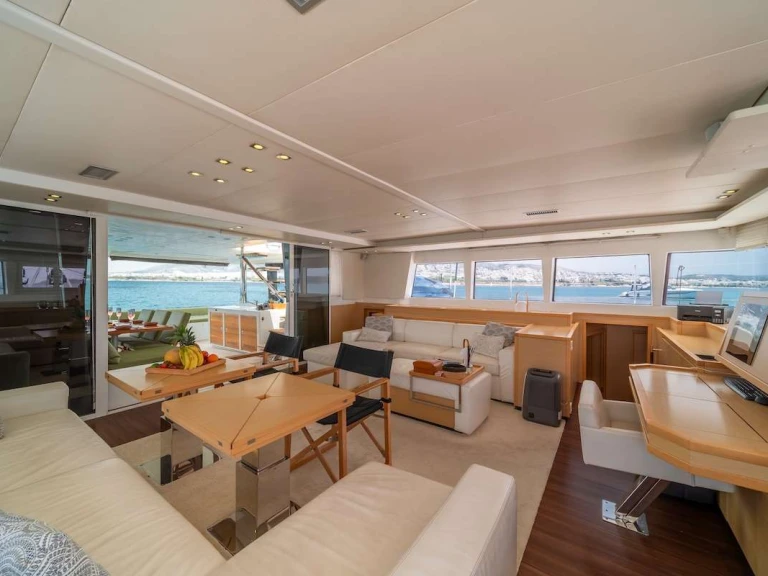 Lagoon MY OFFICE charter bareboat or captained in  Greece