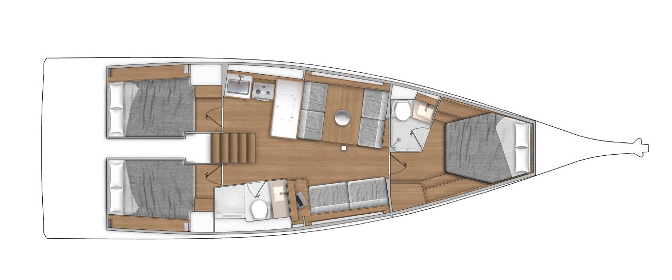 Sailboat rental in Split - Bénéteau First 44