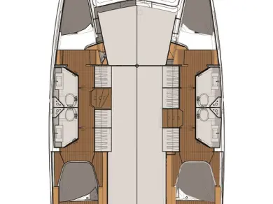 Catamaran rental in Fethiye - Fountaine Pajot Lucia 40