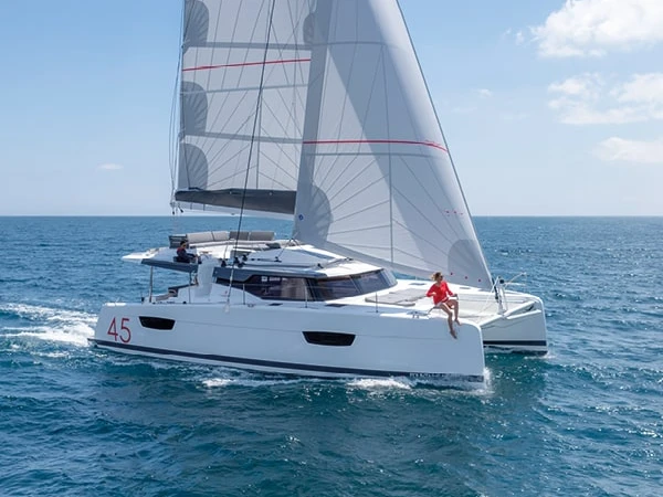 Fountaine Pajot Elba 45 charter bareboat or captained in  Bas du Fort