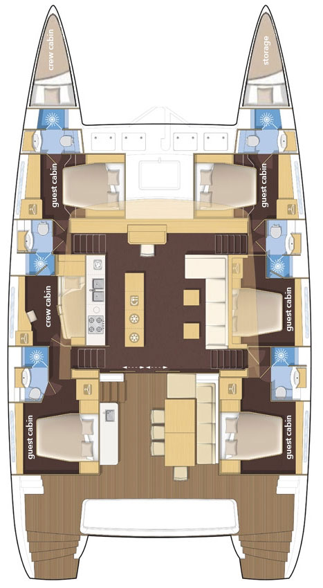 Rent a Lagoon Lagoon 620 Split