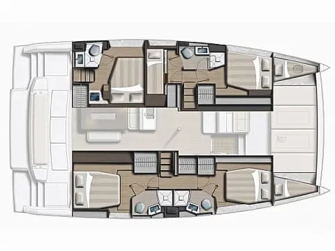 Catamaran rental in Lávrio - Bali Bali 4.6