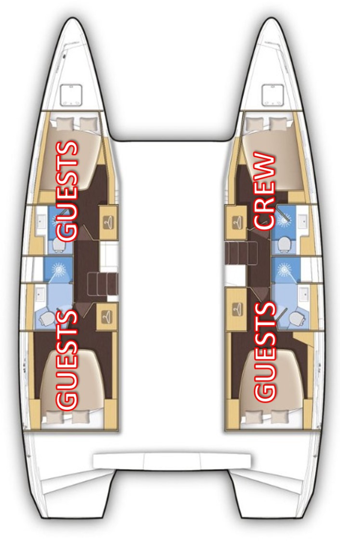 Catamaran rental in Kaštela - Lagoon Lagoon 42