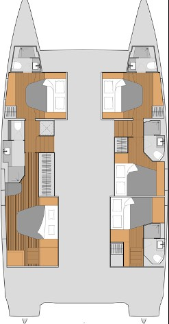 Catamaran rental in Saint-Raphaël - Fountaine Pajot Aura 51