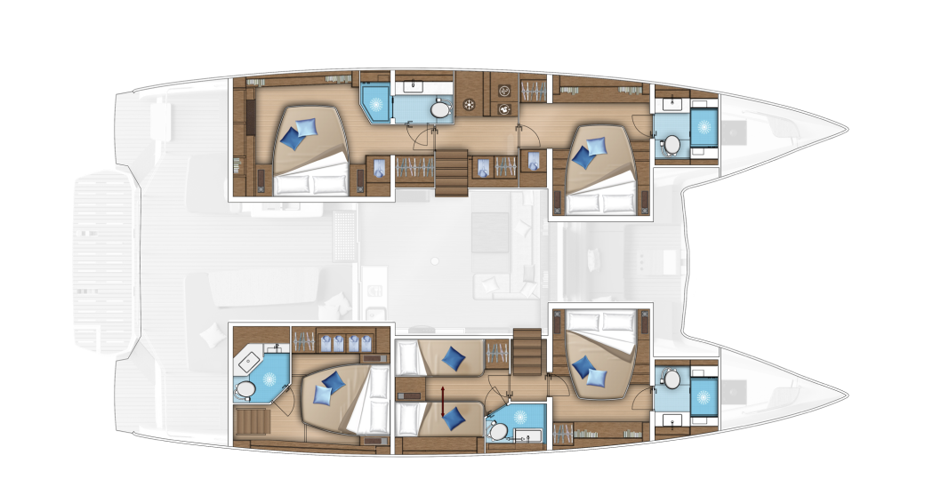 Catamaran rental in Cannes - Lagoon Lagoon 52 F