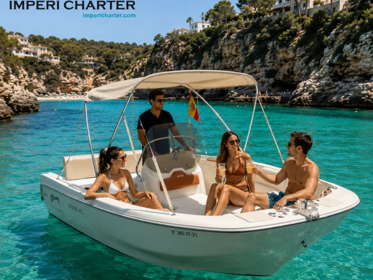 Bareboat Rental Motorboat Invictus  with a boat licence