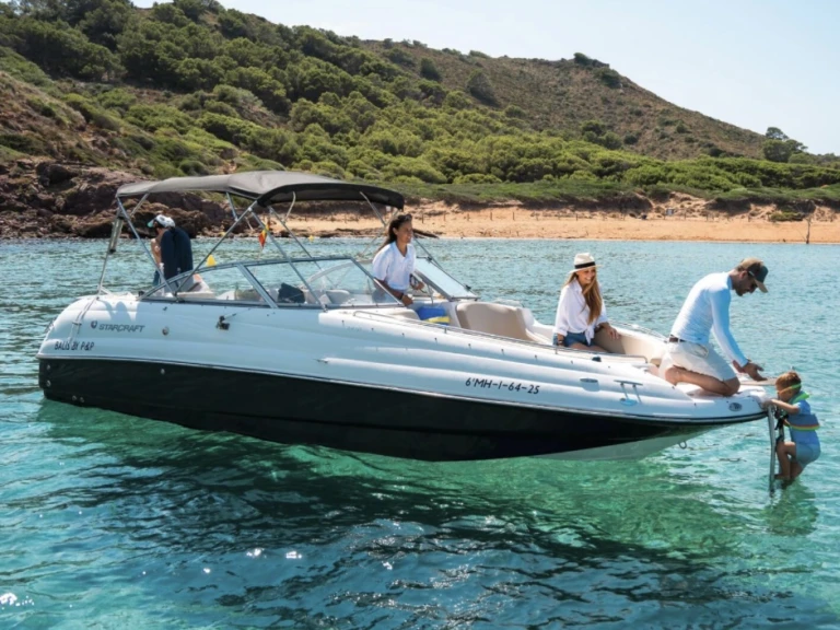 Motorboat rental in Fornells - Starcraft LIMITED 2410 OB