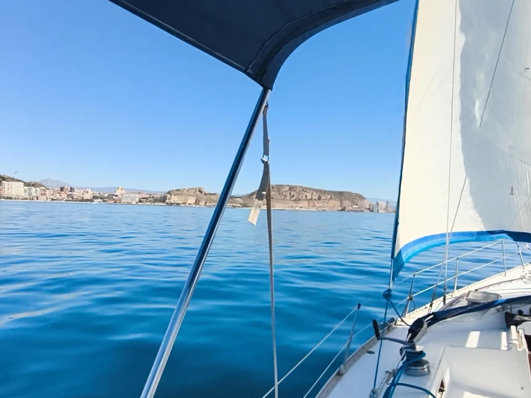 Bareboat Rental Sailboat Nao glass with a boat licence
