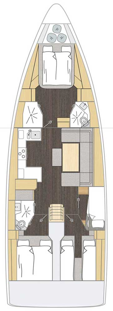 Sailboat rental with or without captain Bavaria Šibenik
