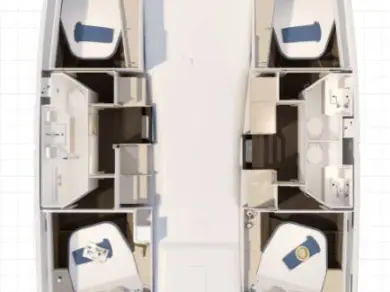 Boat rental Fountaine Pajot Fountaine Pajot FP 41 Quatuor 3 in Pula on Samboat