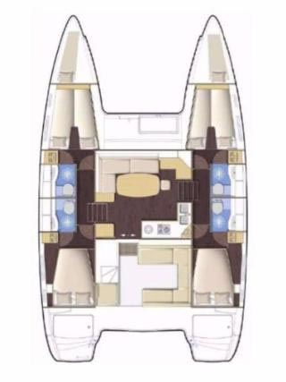 Catamaran rental in Trogir - Lagoon Lagoon 400