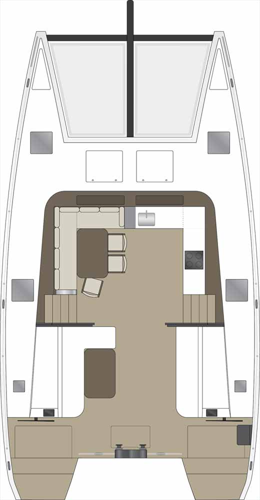 Bareboat Rental Catamaran Vaan Yachts with a boat licence