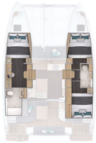 Rent a Lagoon Lagoon 38 - 3 + 2 cab. Alimos