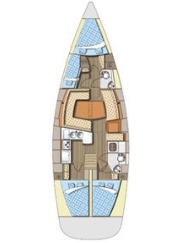 Sailboat rental in Biograd na Moru - Elan Impression 434