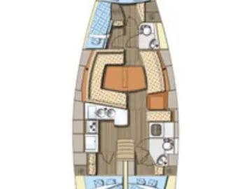 Sailboat rental in Biograd na Moru - Elan Impression 434