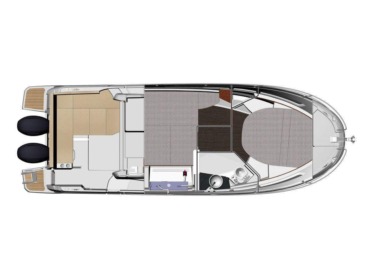 Motorboat rental in Biograd na Moru - Jeanneau Merry Fisher 895
