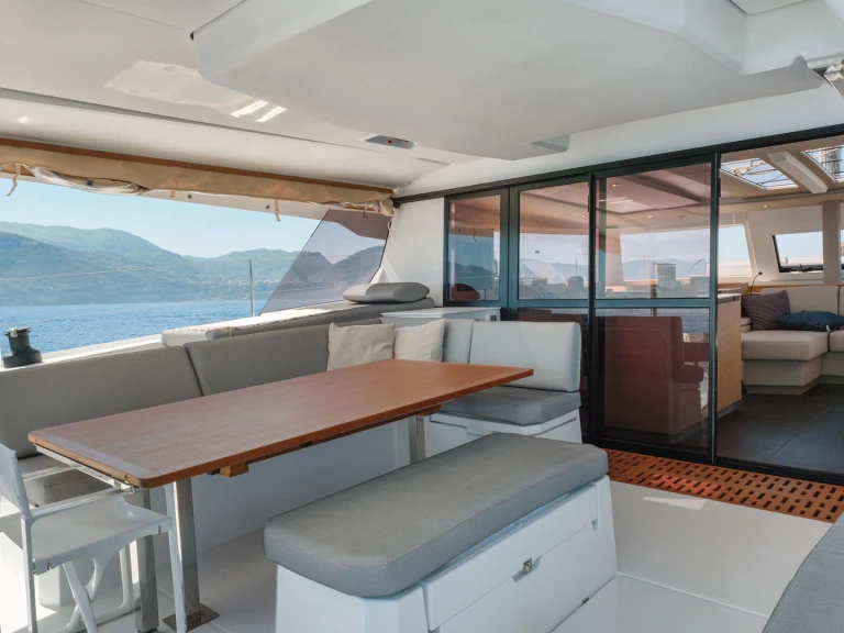 Bareboat Rental Catamaran Fountaine Pajot with a boat licence