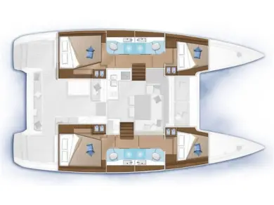 Yacht charter Pirovac cheap Lagoon 40