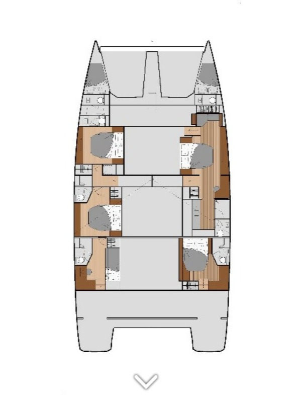 Bareboat Rental Luxury Yacht Fountaine Pajot with a boat licence