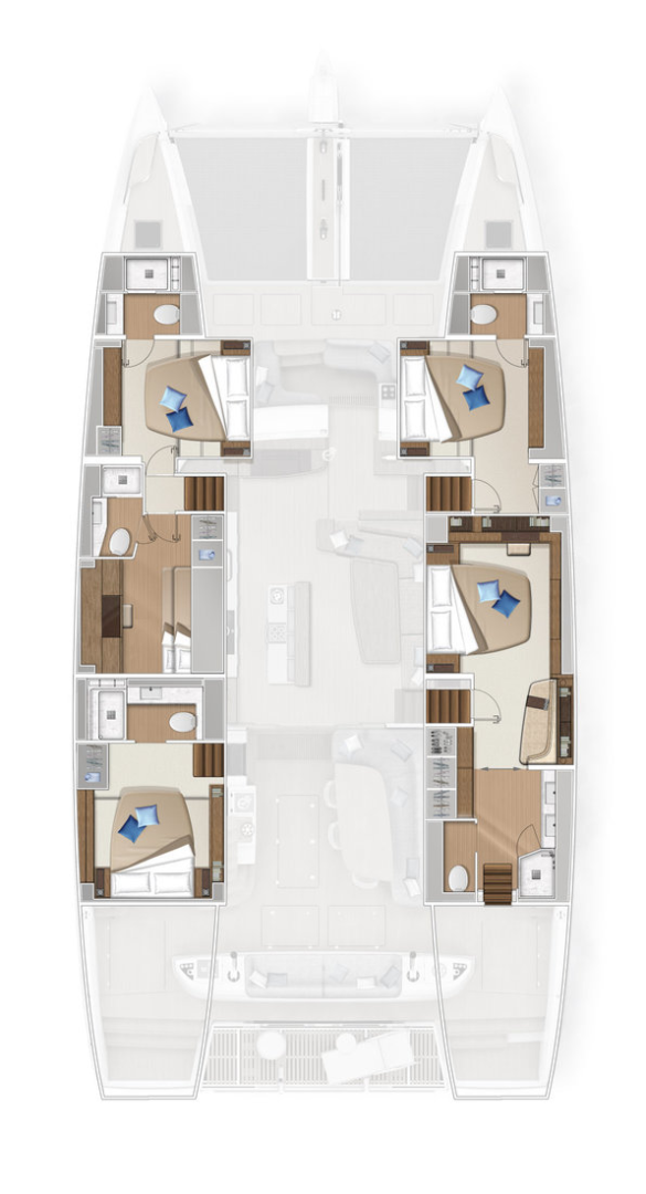 Catamaran rental in Alimos - Lagoon Lagoon Sixty 5
