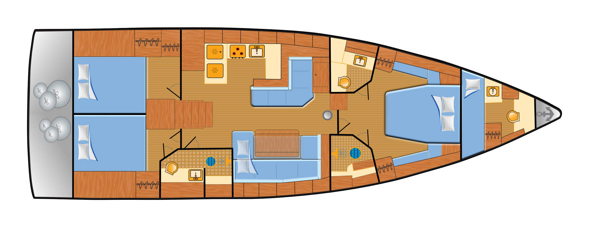 Boat rental Bénéteau Oceanis 51.1 in Rogoznica on Samboat