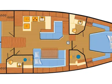 Boat rental Bénéteau Oceanis 51.1 in Rogoznica on Samboat