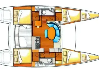 Bareboat Rental Catamaran Lagoon with a boat licence