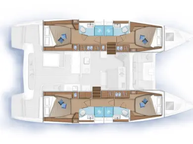 Catamaran rental with or without captain Lagoon Primošten