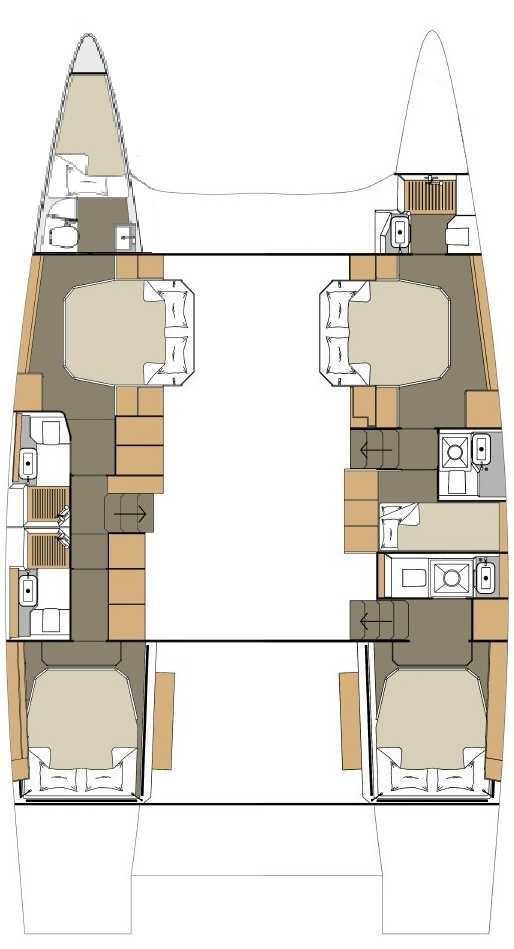 Boat rental Dufour Dufour Catamarans 48 Sail in Primošten on Samboat