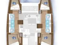 Bareboat Rental Catamaran Lagoon with a boat licence