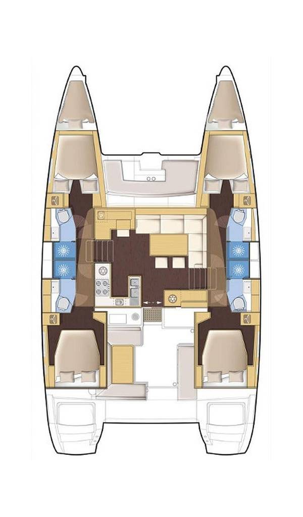 Lagoon Lagoon 450 F in Alimos on SamBoat