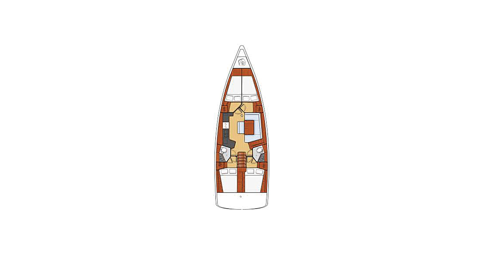 Yacht charter Lefkáda cheap Oceanis 45