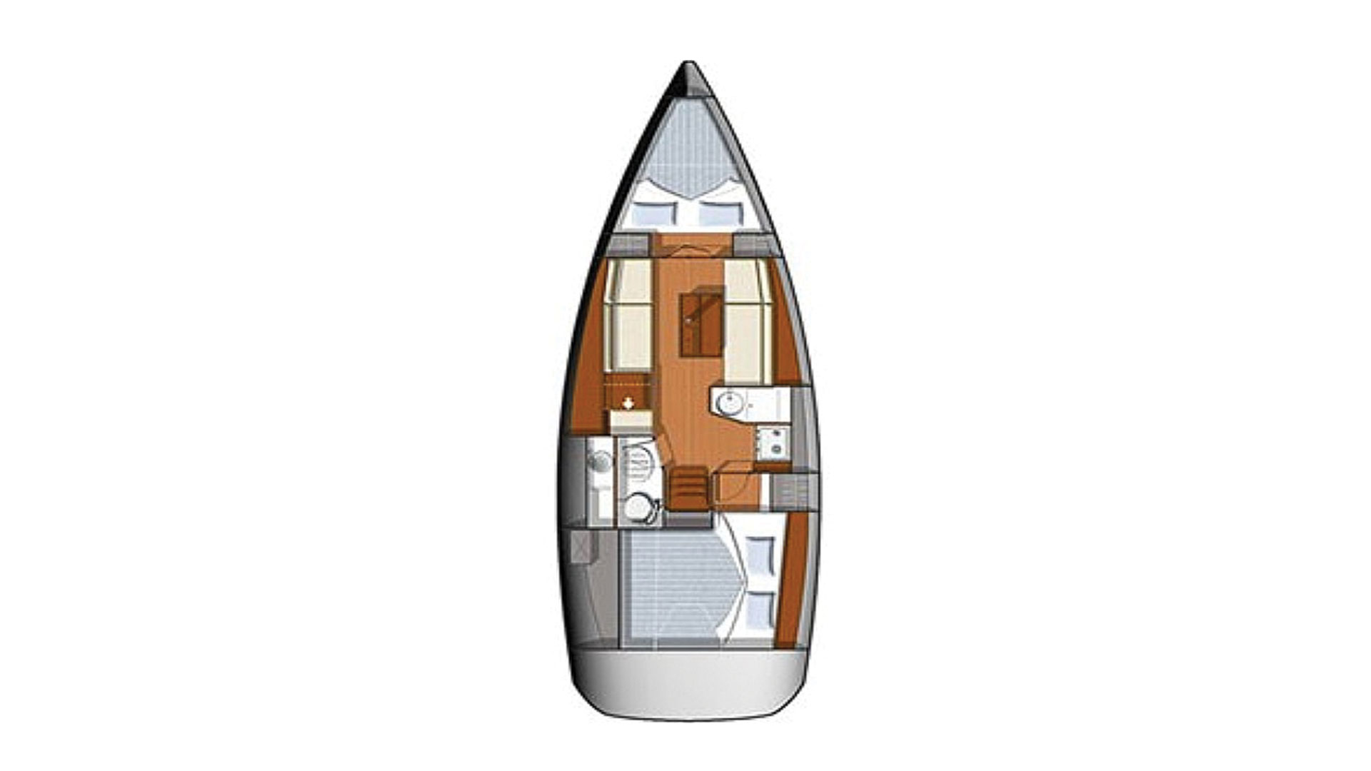 Boat rental Jeanneau Sun Odyssey 33i in Gouvia on Samboat
