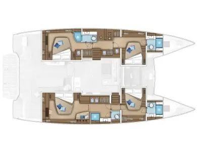 Catamaran rental in Seget Donji - Lagoon Lagoon 55 - 4 + 2 cab.