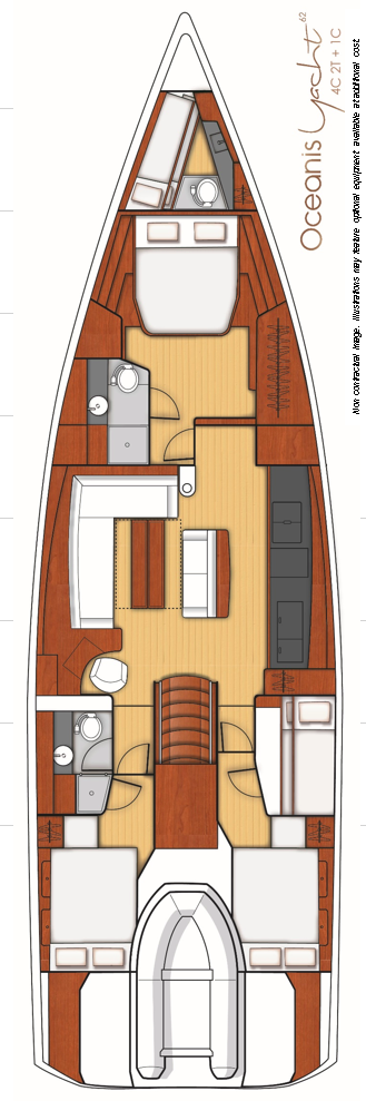 Boat rental Bénéteau Oceanis Yacht 62 in Seget Donji on Samboat