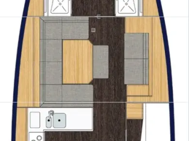 Bareboat Rental Sailboat Bavaria with a boat licence