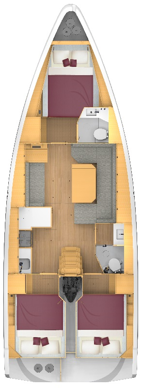 Sailboat rental with or without captain Bavaria Fethiye