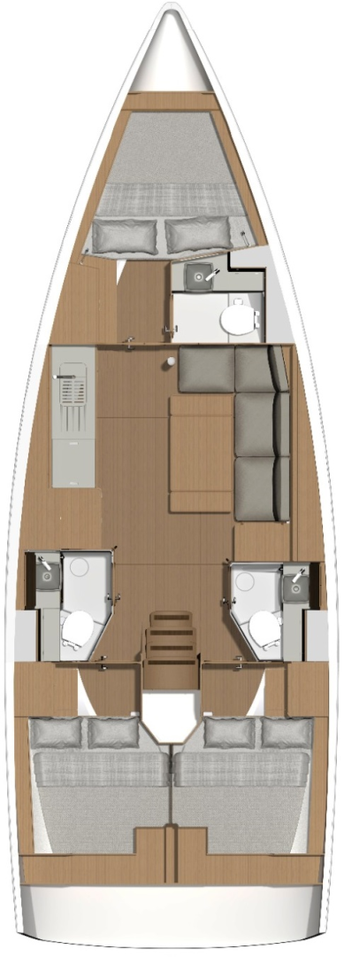 Sailboat rental in Fethiye - Dufour Dufour 390