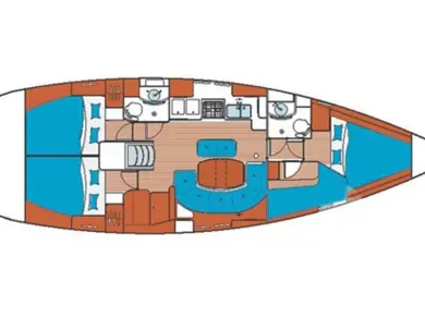 Bareboat Rental Sailboat Bénéteau with a boat licence