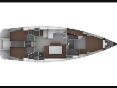 Bavaria Cruiser 50 charter bareboat or captained in  Rhodes (City)